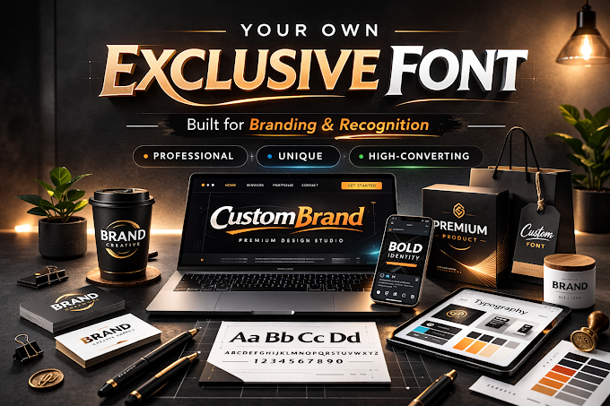 custom font design 12