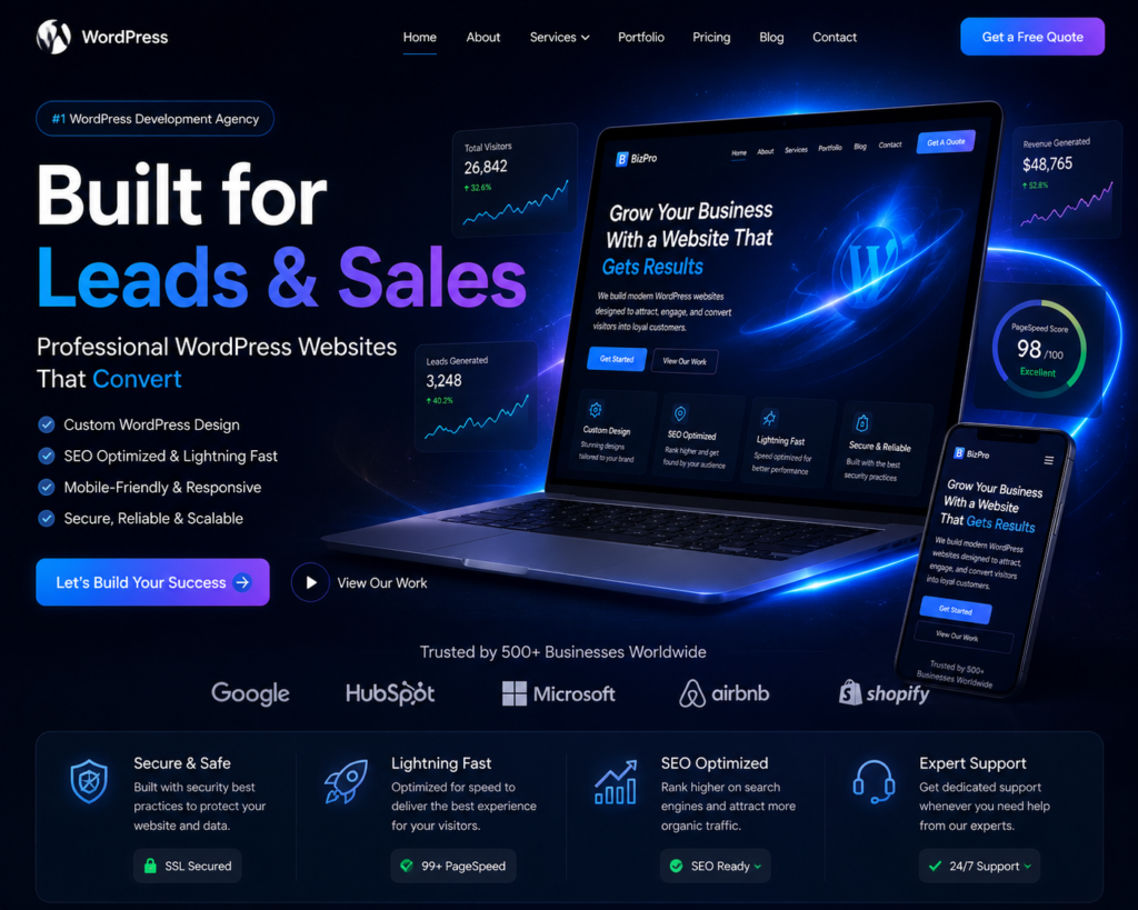 wordpress website development services 8