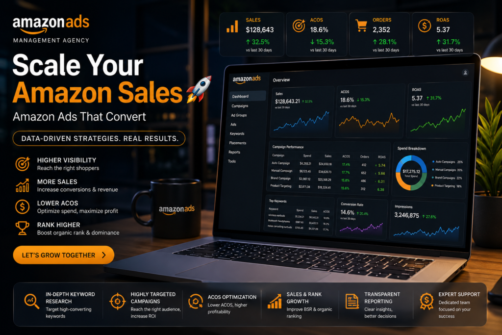 Best Freelance Amazon Ads Management Service amazon ads management agency 1