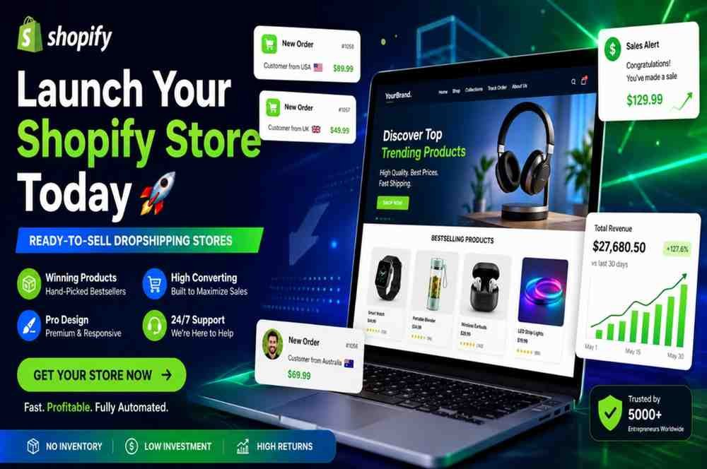 Best Freelance Dropshipping Shopify Store Setup Services shopifydropshippingsetup