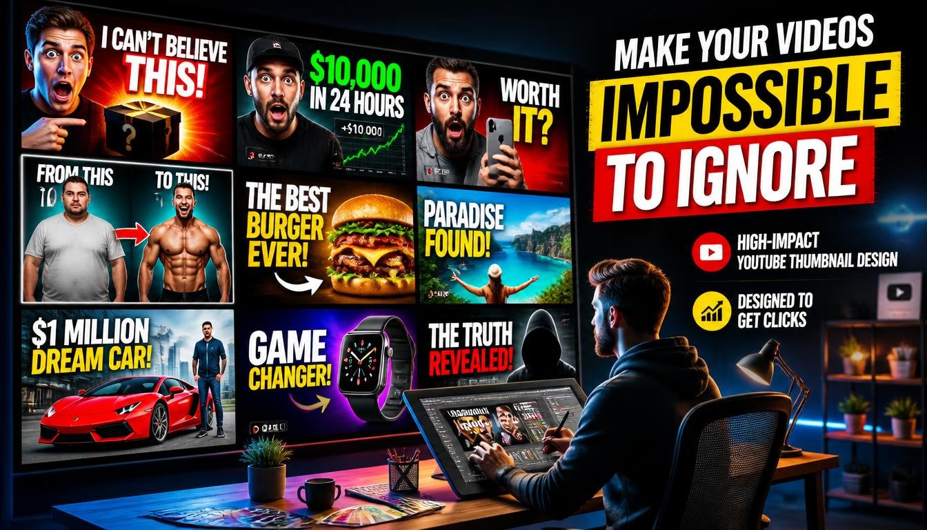 YouTube Thumbnail Design